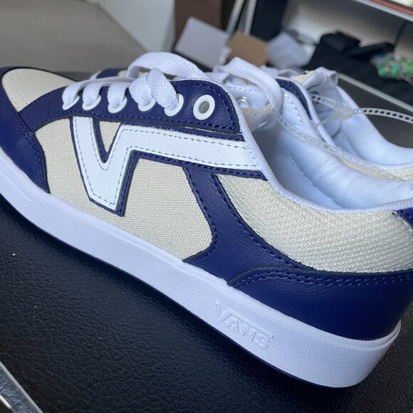 NWOT Vans Lowland Comfy Cush White / Purple / Beige - Picture 5 of 6